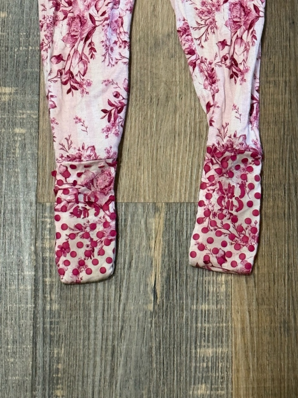 Bums & Roses Floral Ruffled One-Piece Pajama - Picture 6 of 6